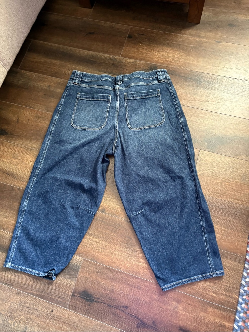 EUC LANE BRYANT Barrel Patch Pocket Jean - Picture 2 of 10